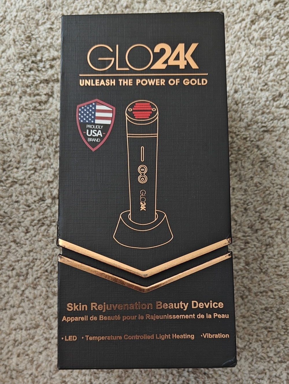 Gold & Black Skin Rejuvenation Device